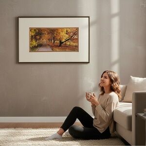 Autumn Pathway Framed Wall Art